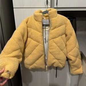 EAVES Yellow Sherpa Jacket
